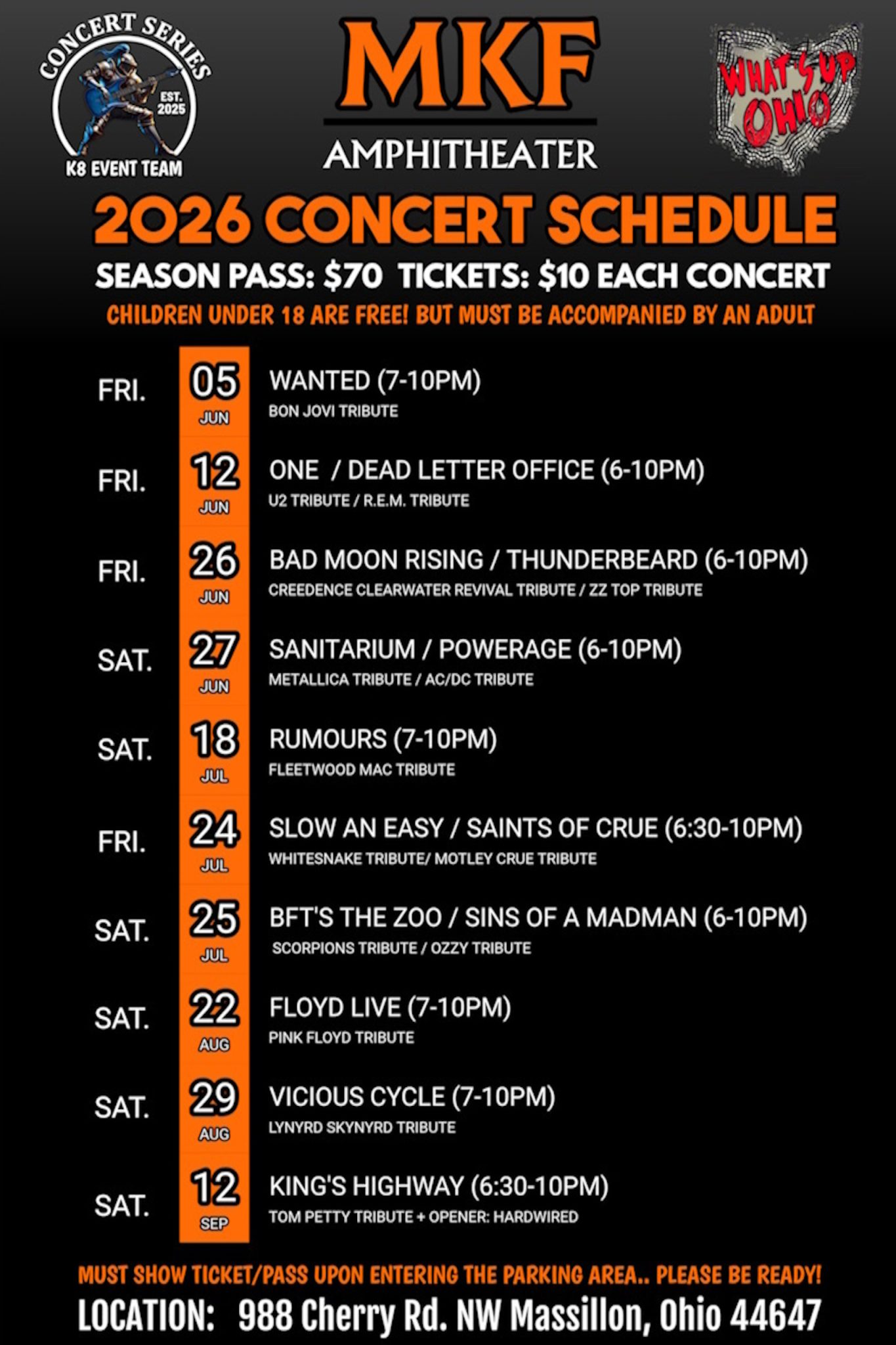 Concert Schedule